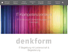 Tablet Screenshot of denkform.net